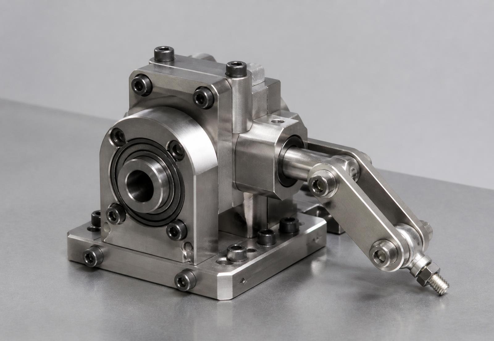 Machined sub-assembly of metal components